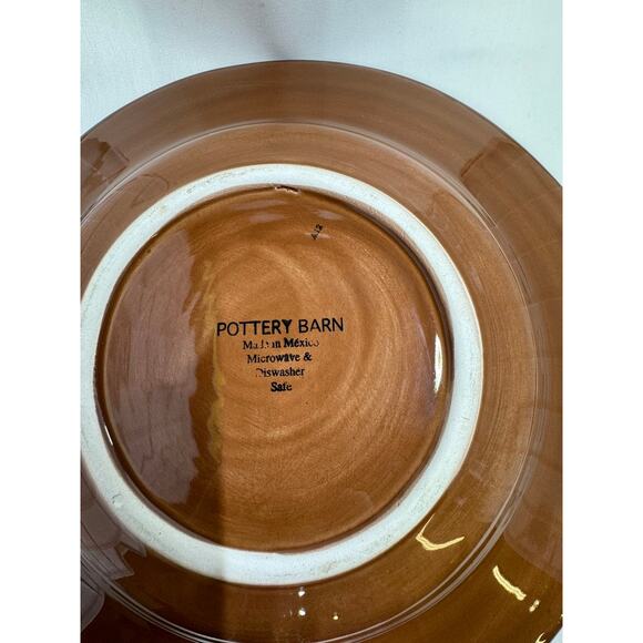 Pottery Barn"SAUSALITO" Dish ,LG Brown Plate.,Micro & Dish Safe - Picture 4 of 7